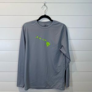 Hulakai Grey Long Sleeve Rash Guard